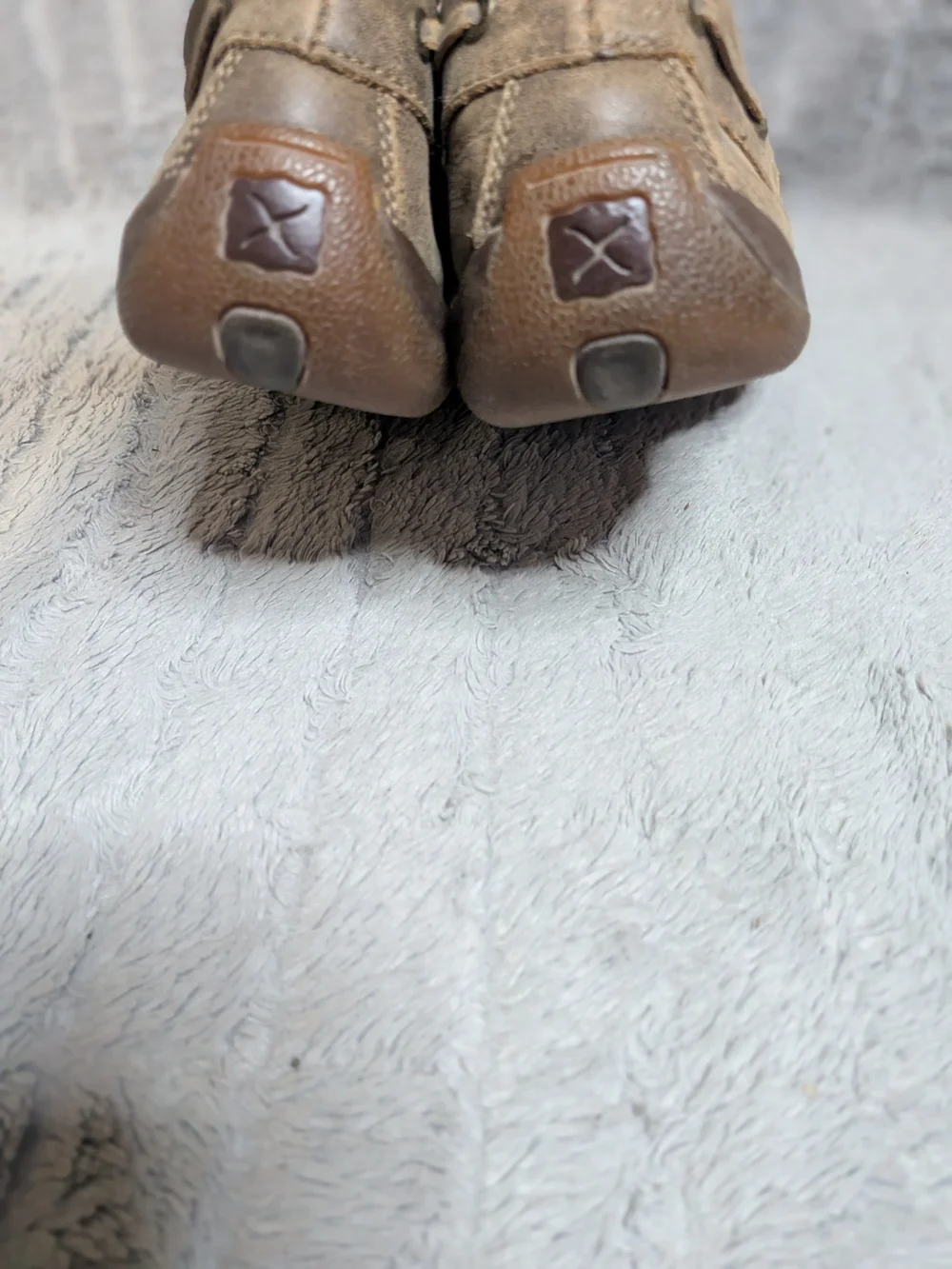 Twisted X Men's Suede Boat Shoes in Brown